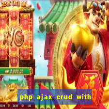 php ajax crud with datatables and bootstrap modals